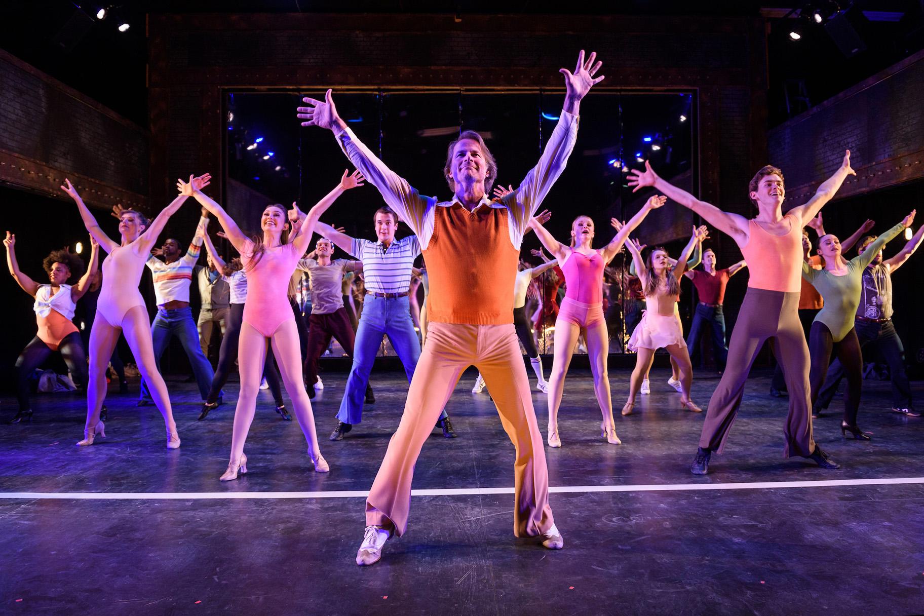 The cast of “A Chorus Line.” (Credit: Michael Courier)