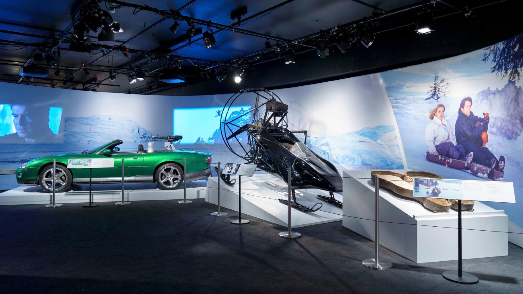 A look inside the “007 Science: Inventing the World of James Bond” exhibit at the Museum of Science and Industry. (Kelsey Ryan)