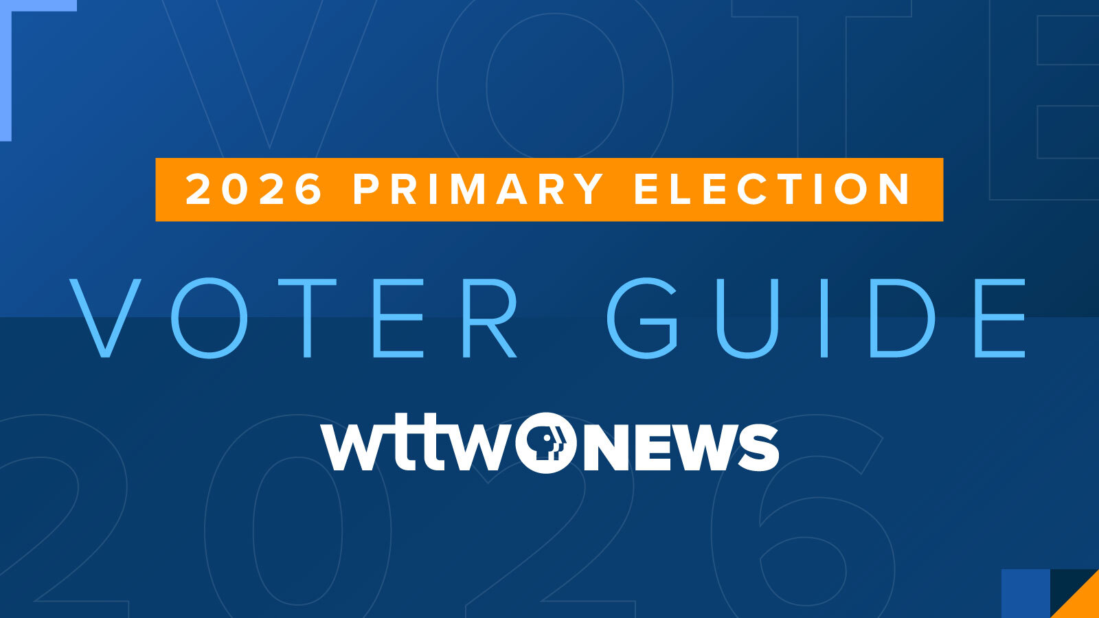 WTTW News 2026 Voter Guide to the primary election. 