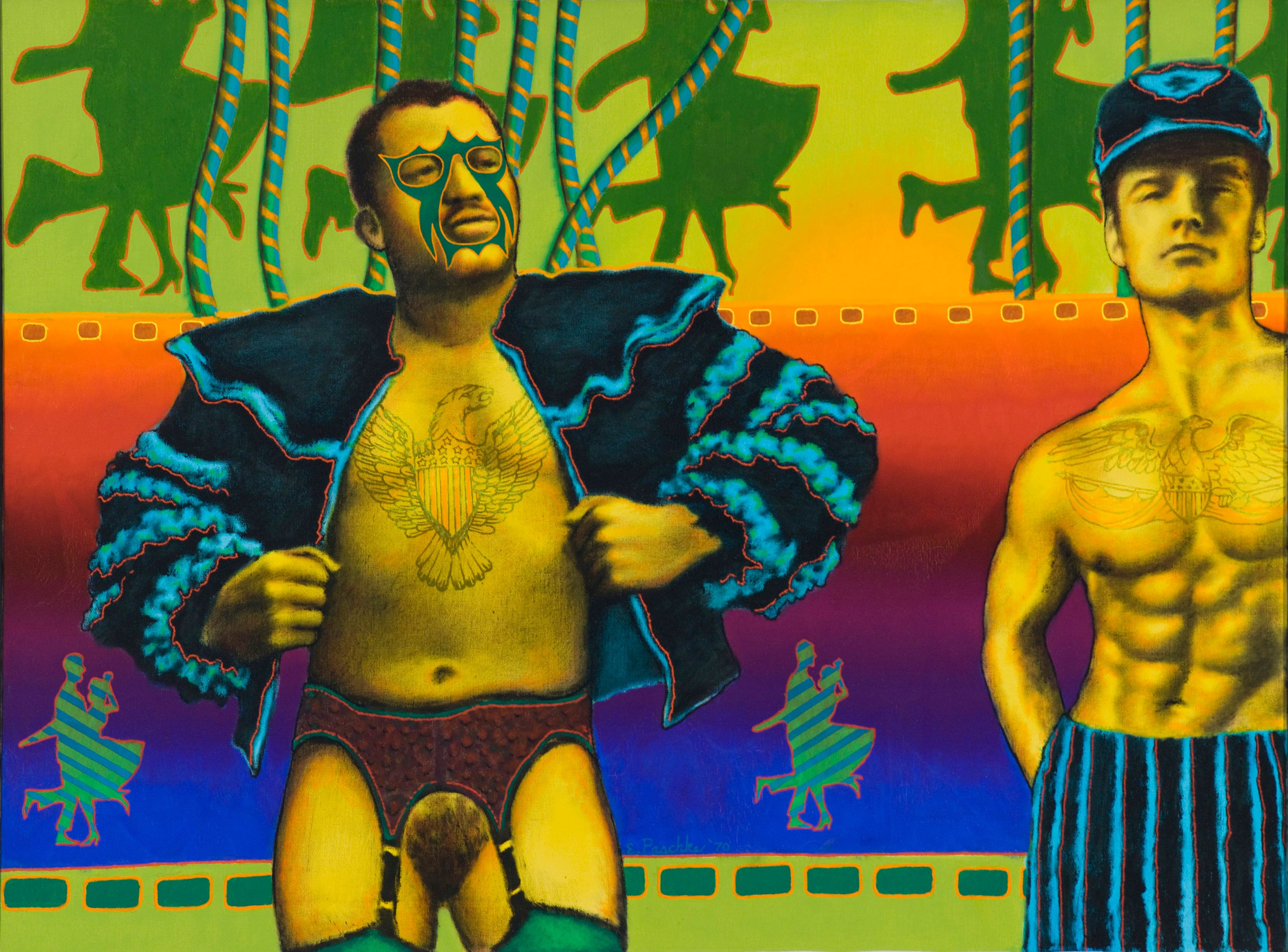 Ed Paschke, Sunburn, 1970. (Courtesy of the Museum of Contemporary Art)