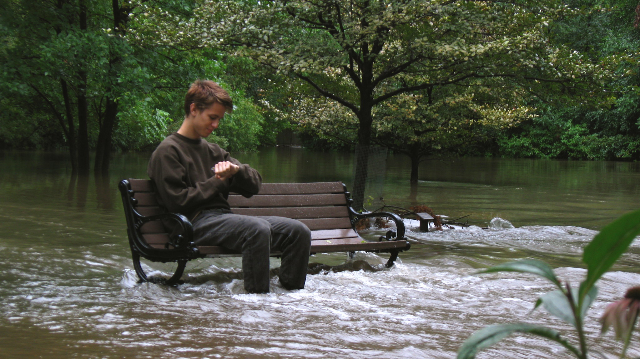 Wet weather means it's time to minimize water entering the city's combined sewer system. (Vivek Jena / Flickr)