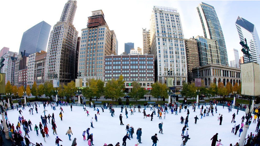 outdoor ice skating rink