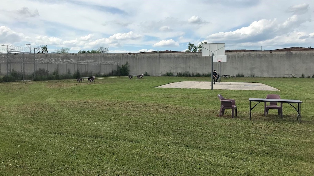 Cook County Jail detainees will again be allowed to see friends and family in one of 10 outdoor visitation areas. (Cook County Sheriff's Office)