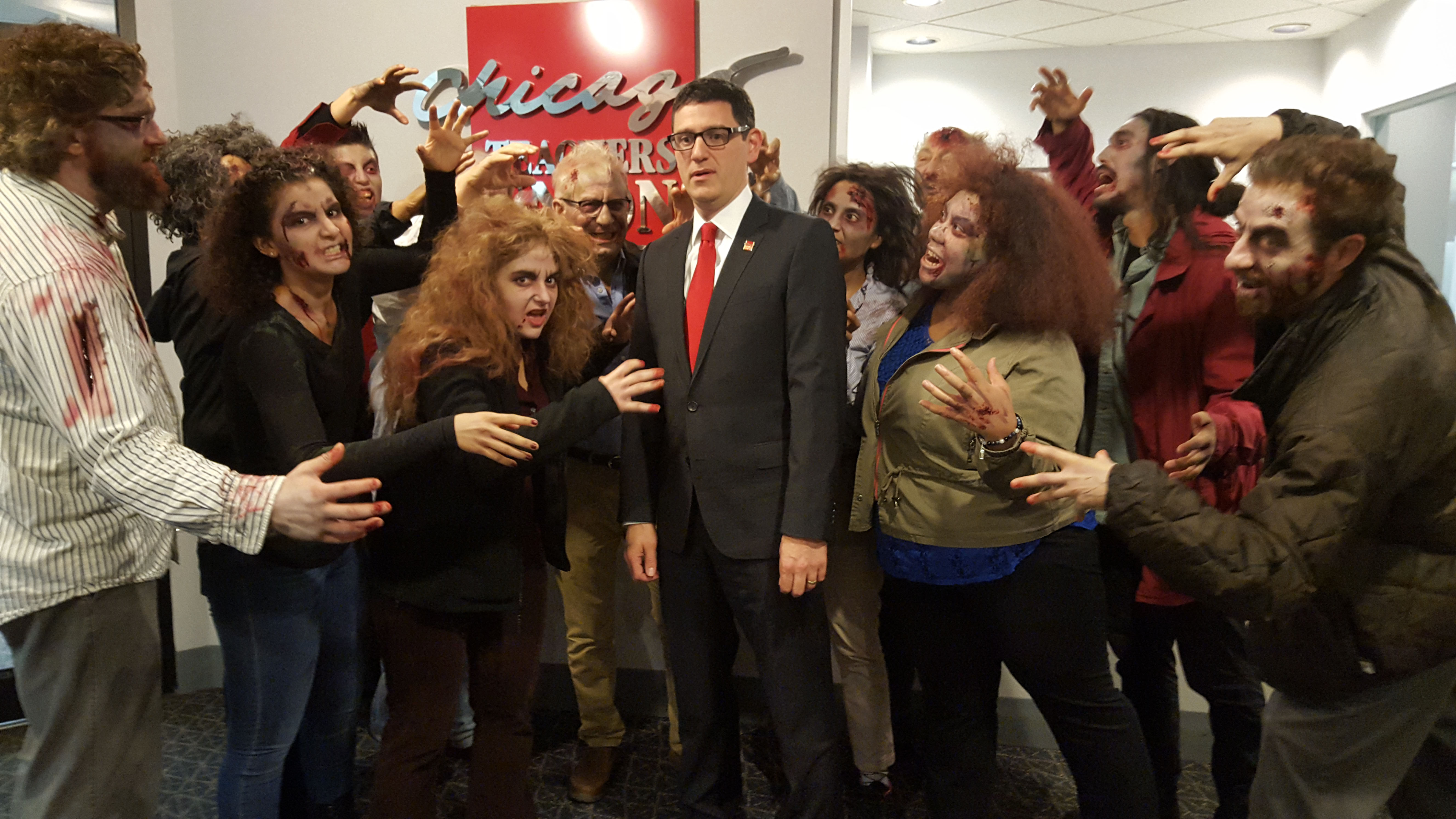 A "zombie board" shows up at the CPS board meeting.