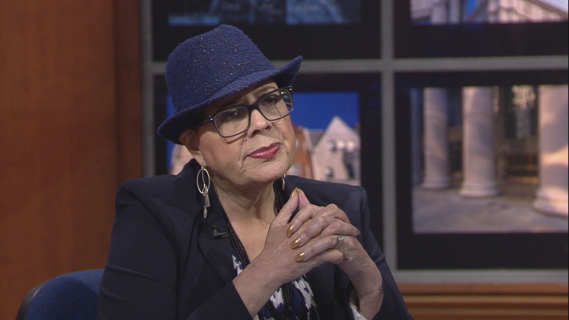 Karen Lewis appears on Chicago Tonight on Sept. 5, 2017.