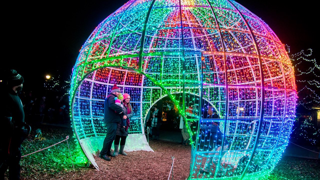 A glowing orb at Brookfield Zoo is just waiting to be Instagrammed. (Brookfield Zoo / Facebook)