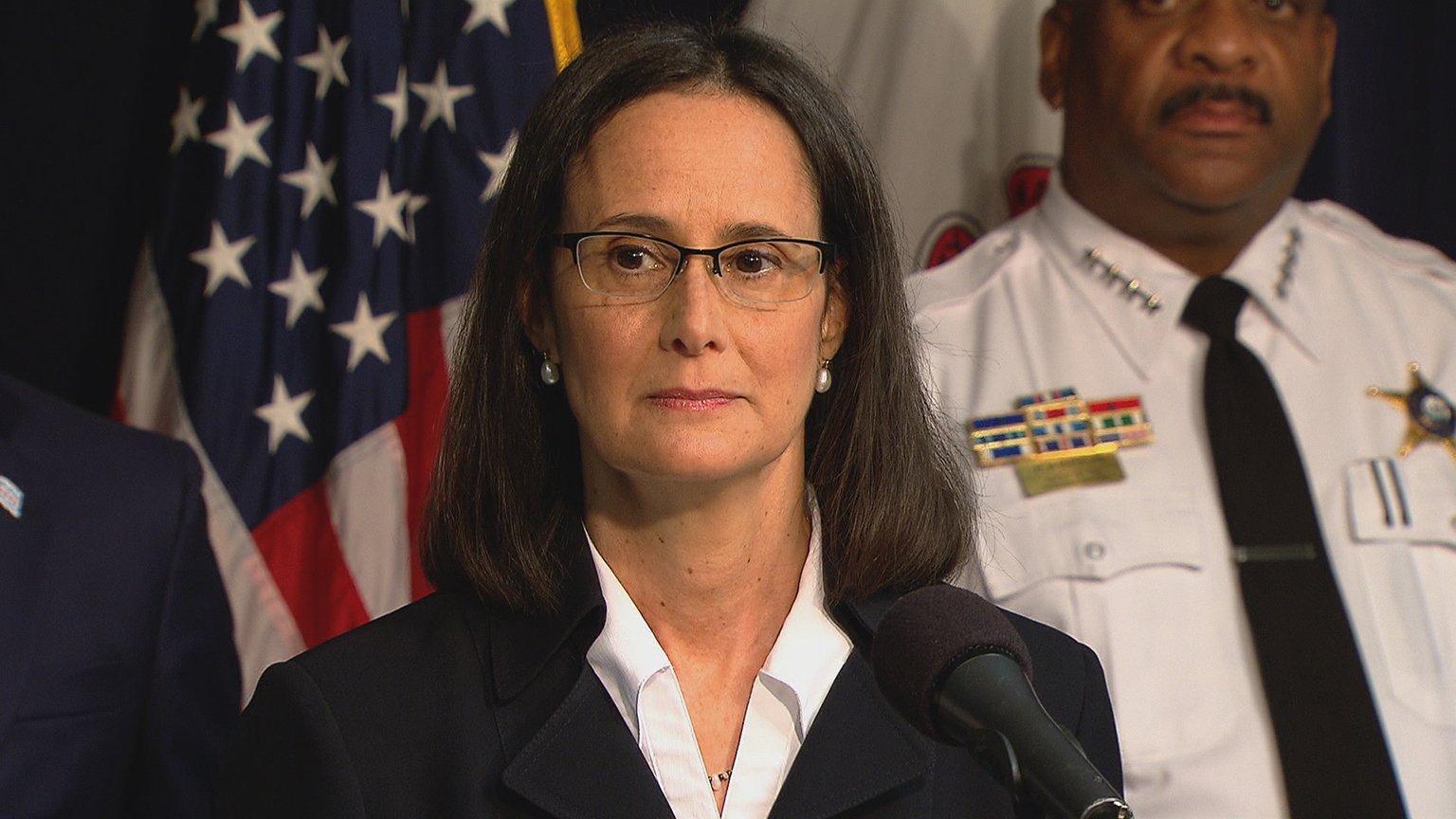 Illinois Attorney General Lisa Madigan announces a lawsuit against the city of Chicago on Aug. 29, 2017.