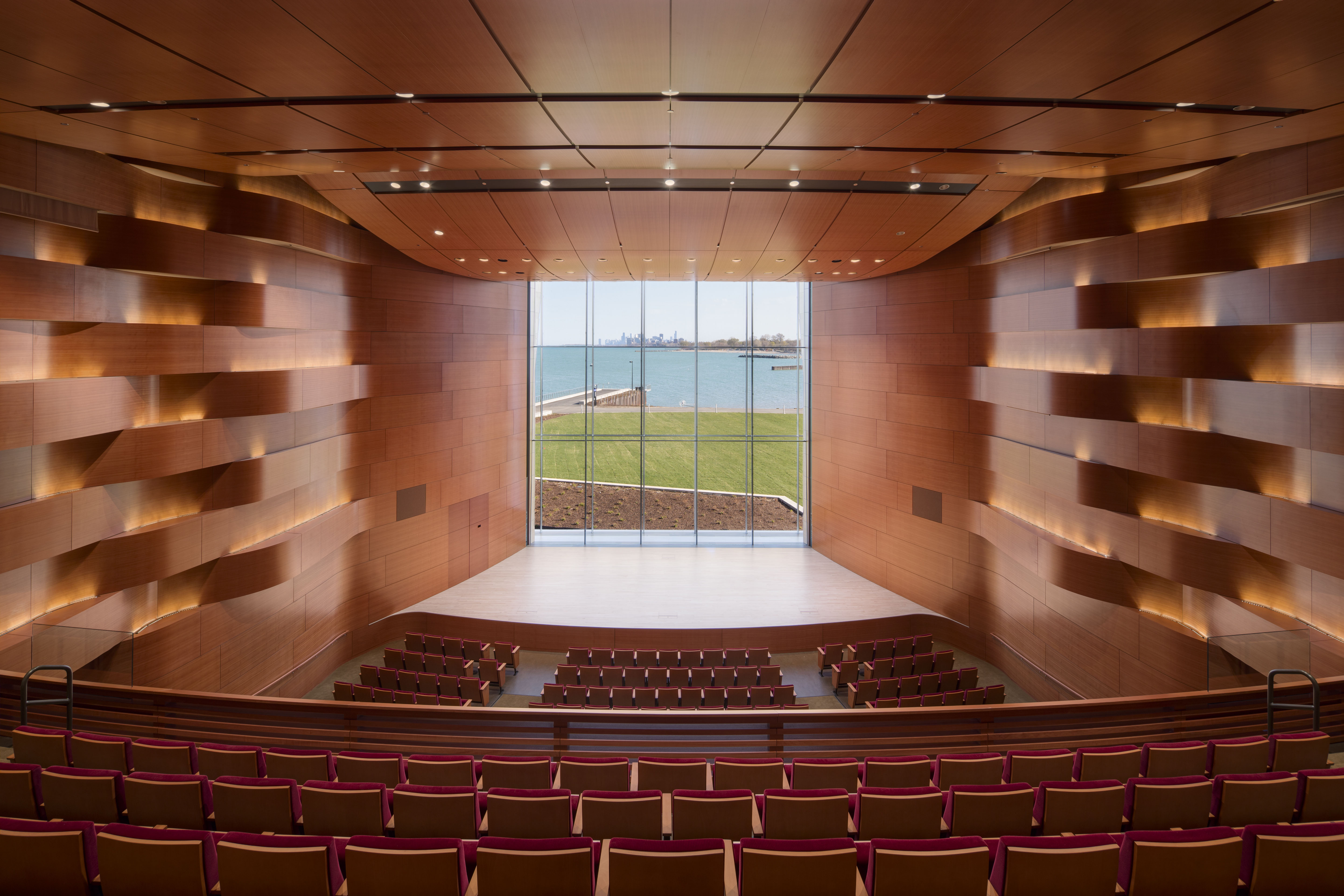 Mary B. Galvin Recital Hall. Photo by Tom Rossiter