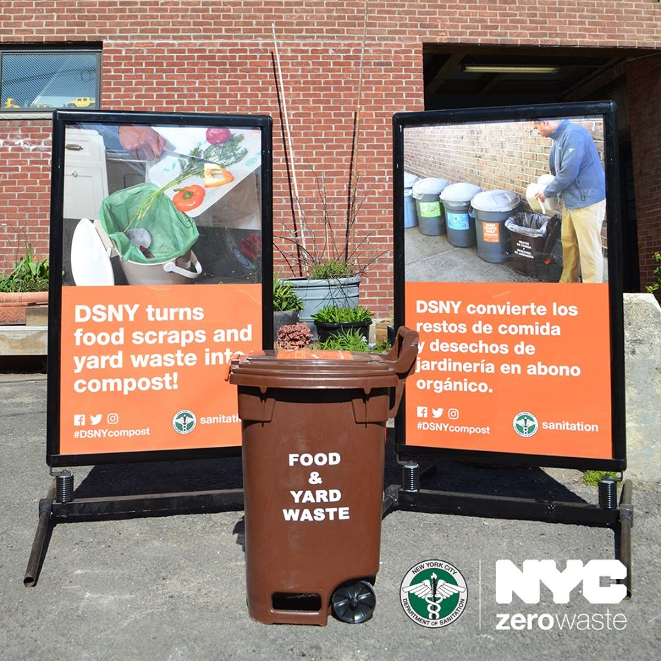 While Chicago struggles with recycling, other cities, including New York, have incorporated composting into their waste management policy. (Facebook / New York City Department of Sanitation)