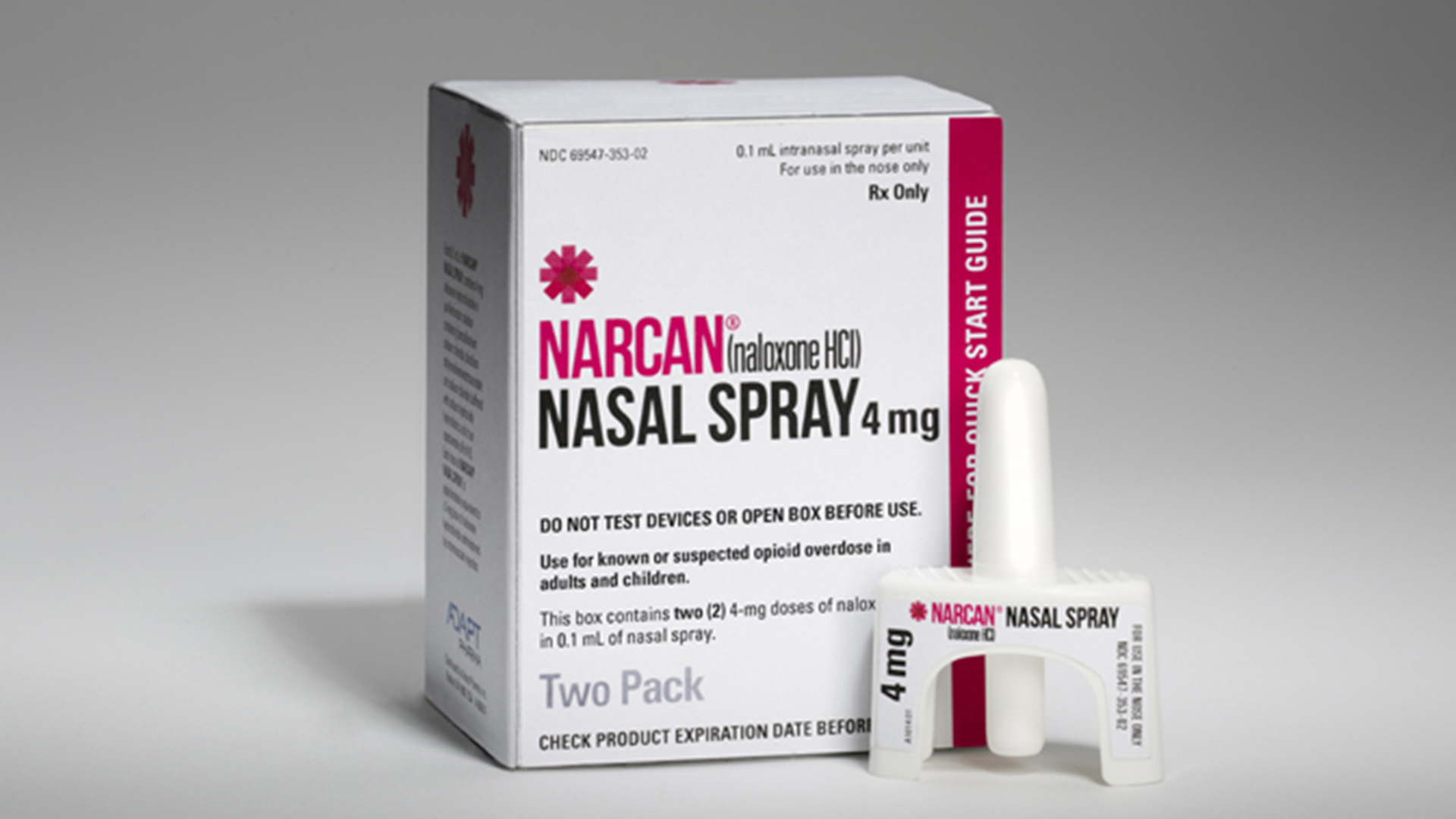 NARCAN® Nasal Spray (Courtesy of Adapt Pharma)
