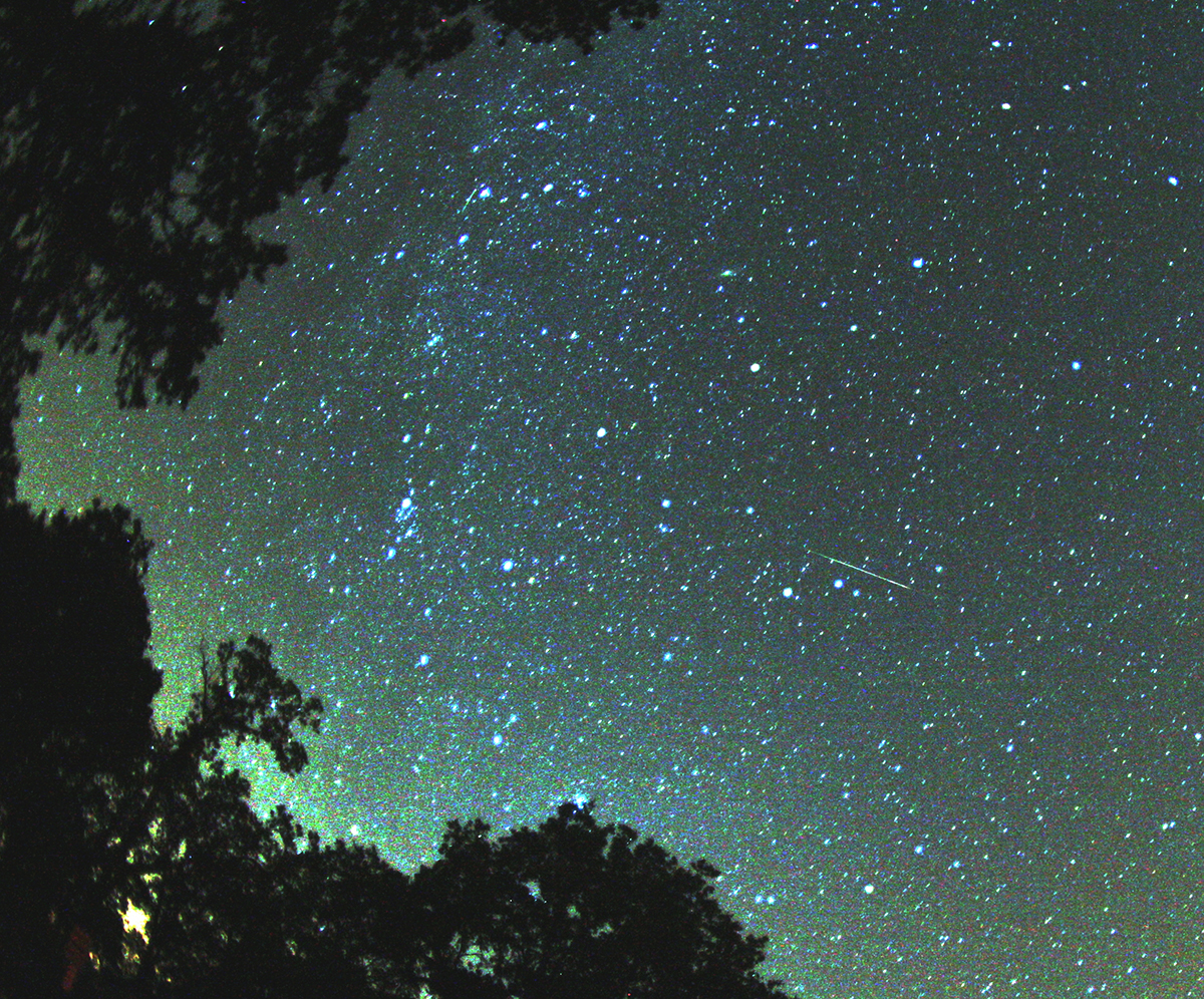 A Perseid in 2007.