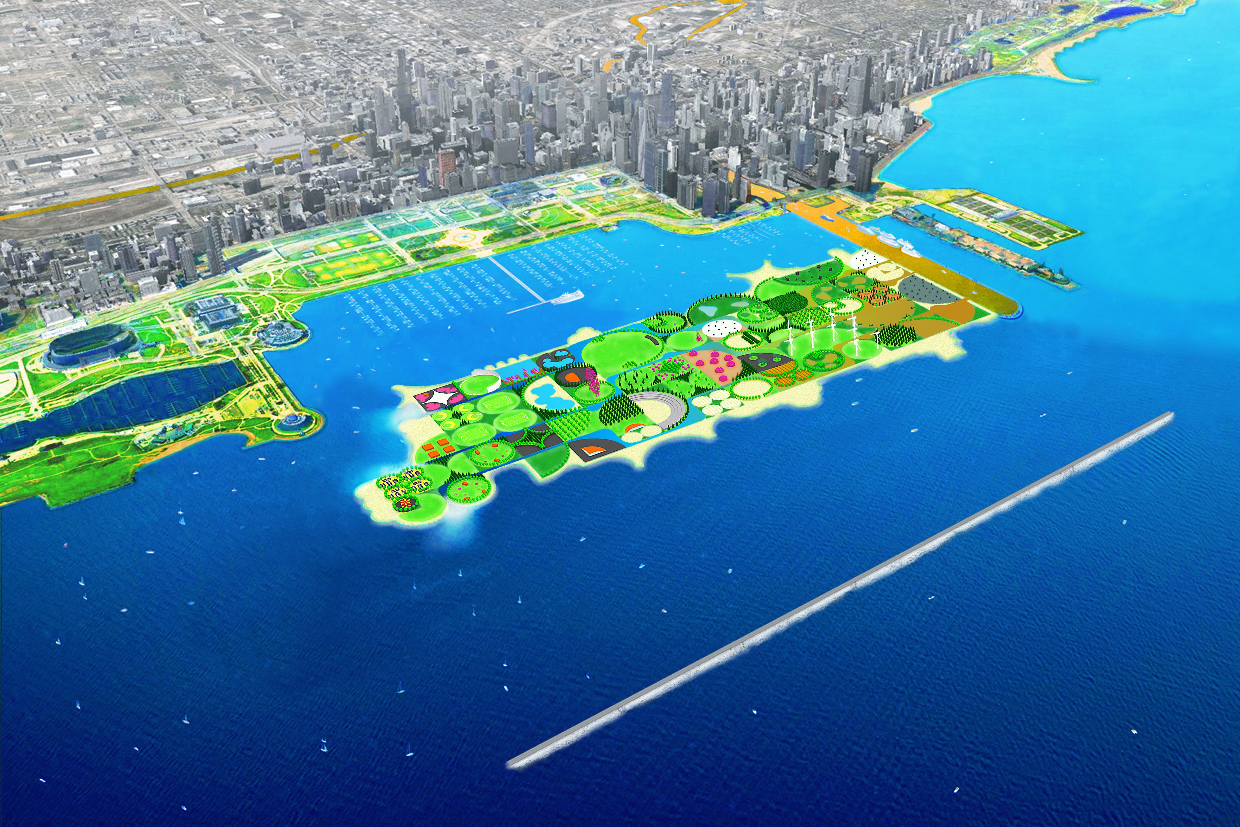 UrbanLab, "Filter Island" (Courtesy Chicago Architecture Biennial)