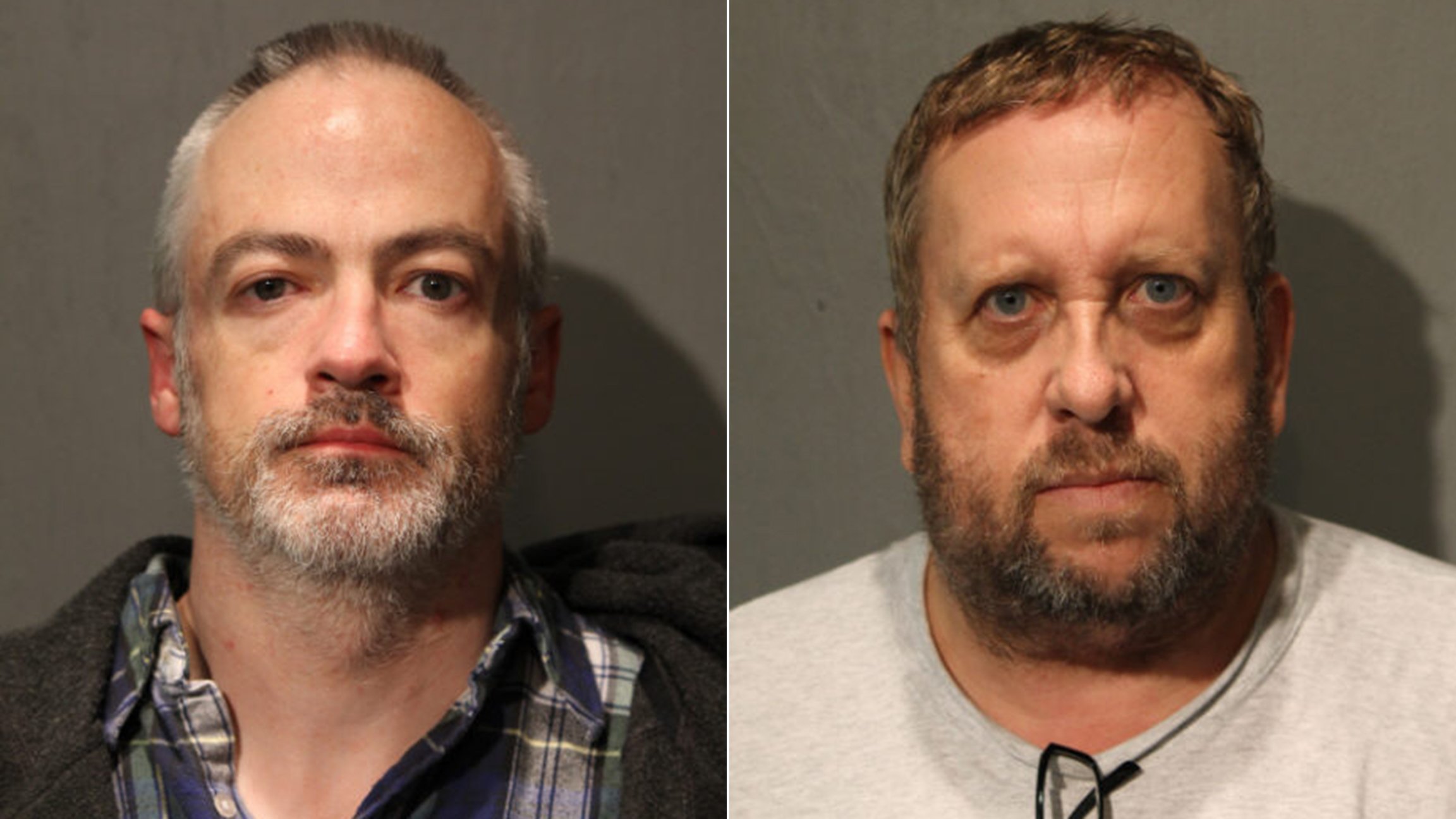 Wyndham Lathem, left, and Andrew Warren will be arraigned Thursday on six counts of first-degree murder. One criminologist described their case as “an enigma.” (Chicago Police Department)