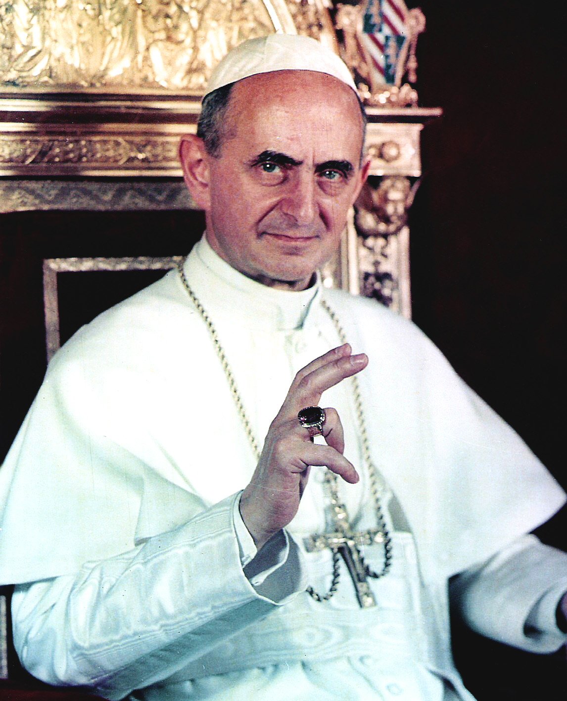 Pope Paul VI is the first pope to visit the U.S.