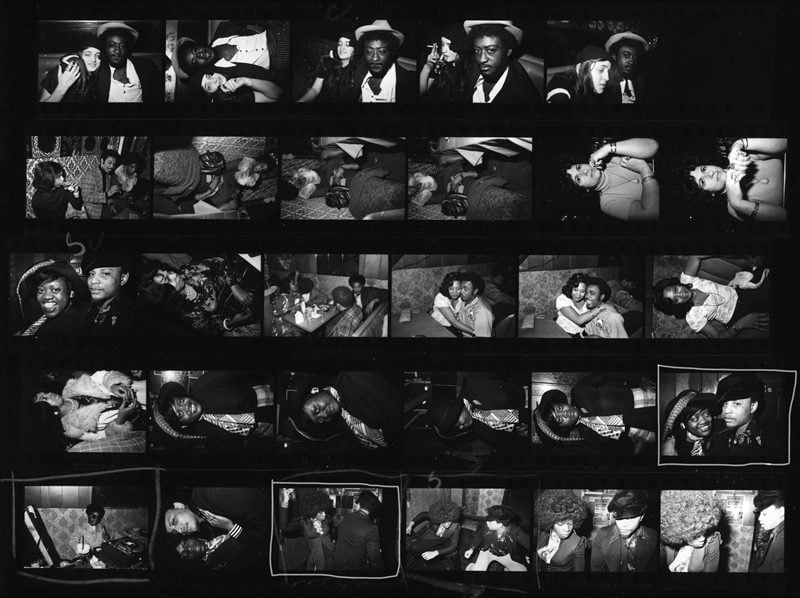 A contact sheet of photos by Abramson. (Michael L. Abramson)