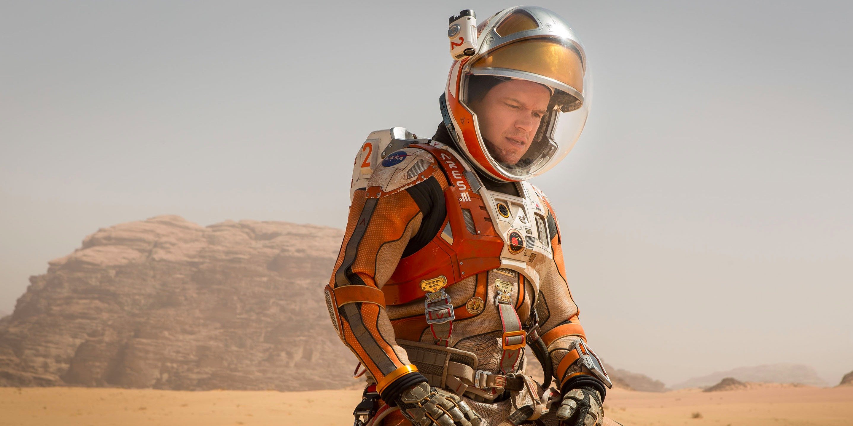 Matt Damon portrays fictional astronaut Mark Watney in Ridley Scott's "The Martian."