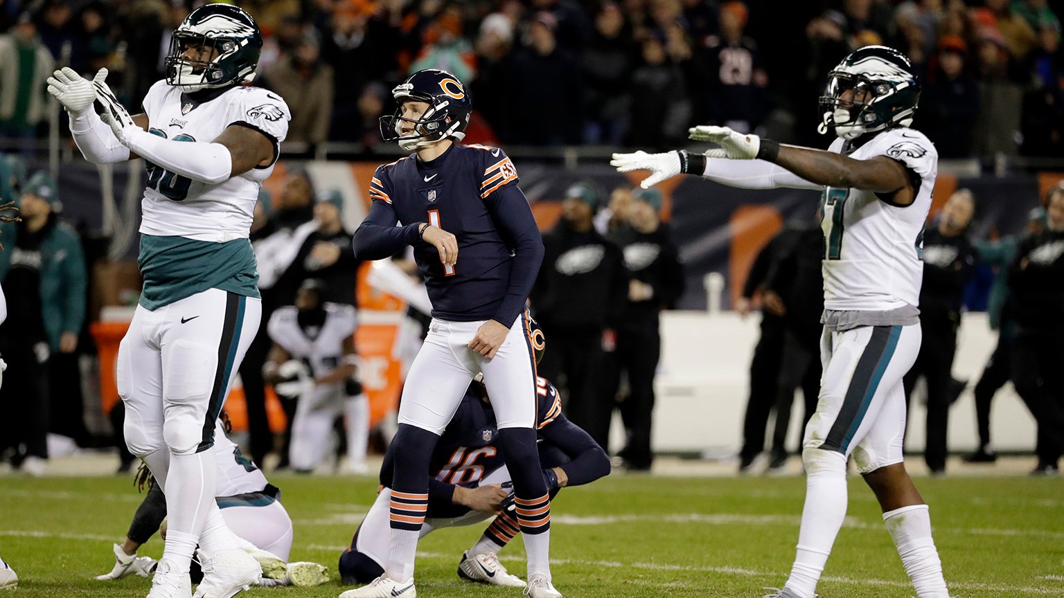 Nfl Rules Cody Parkey S Missed Field Goal Was Blocked Chicago