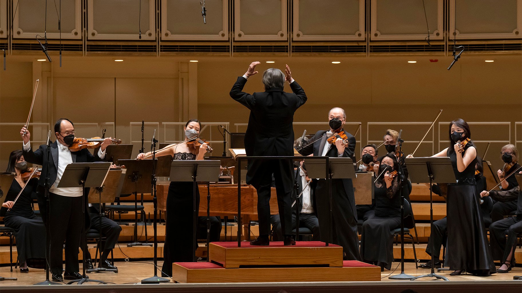 Chicago Symphony Orchestra - The CSO's brass and woodwind sections are seen  during Tchaikovsky's Fifth Symphony., ©Todd Rosenberg 2019