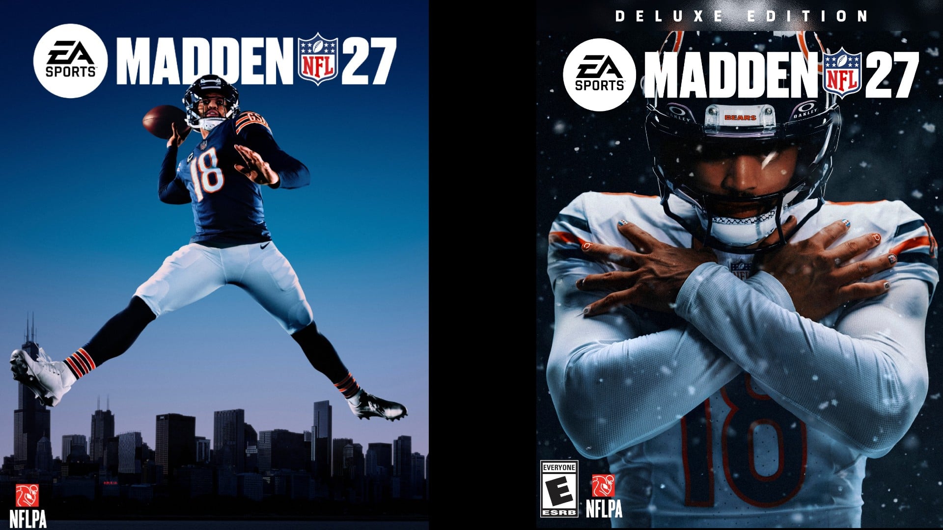 Chicago Bears QB Caleb Williams Strikes Pose for Madden NFL 27 Cover