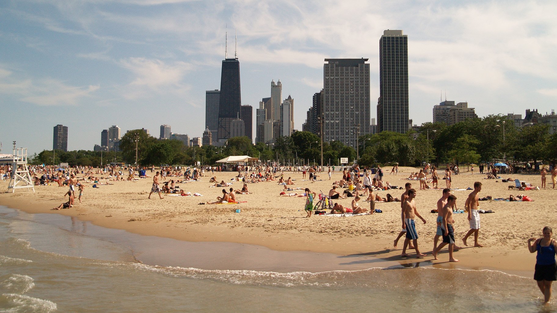 North Avenue Beach in Chicago - Beachside for Bums and Athletes