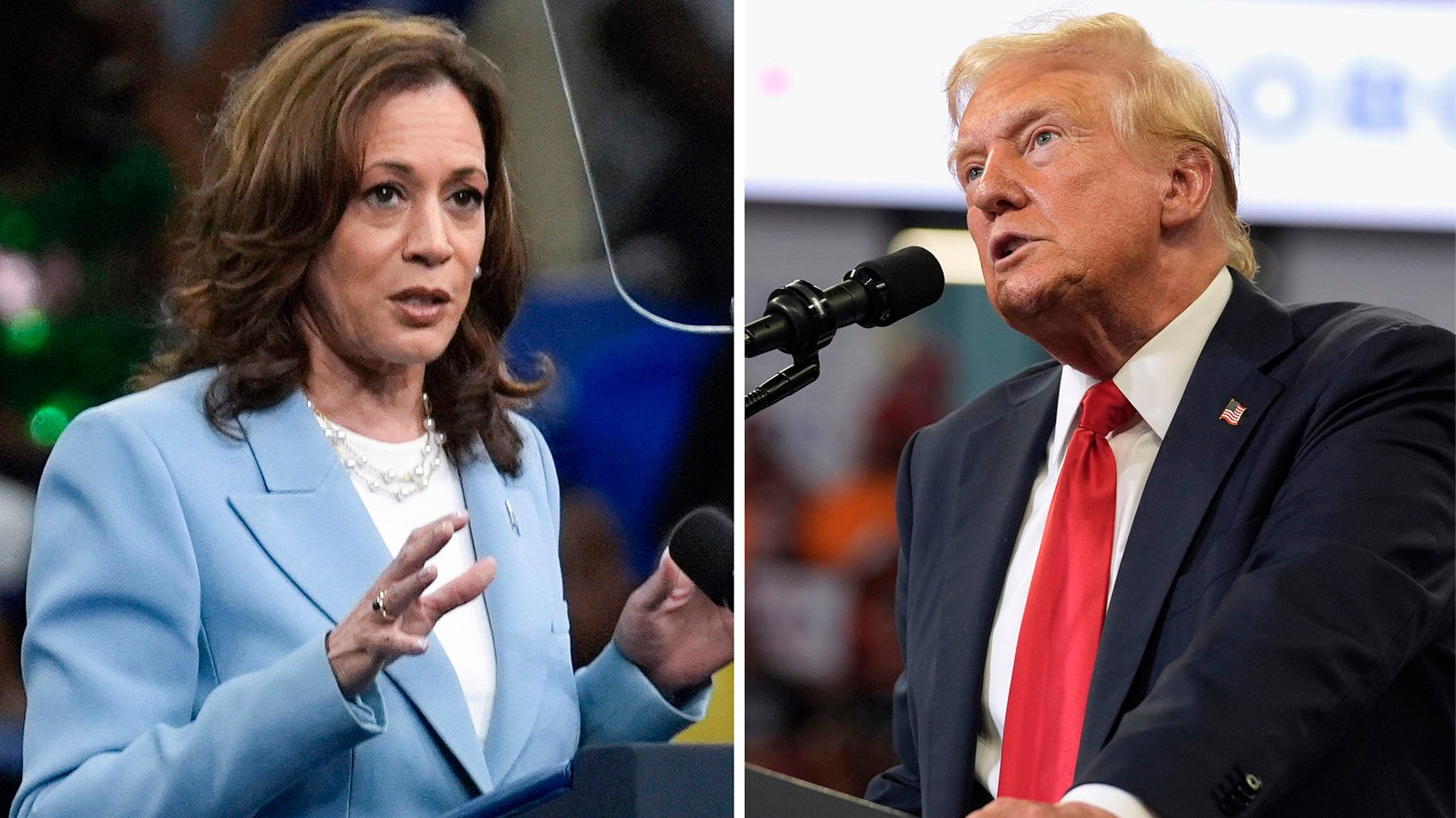 Kamala Harris and Donald Trump Campaigns Disagree Over Muted Mics at