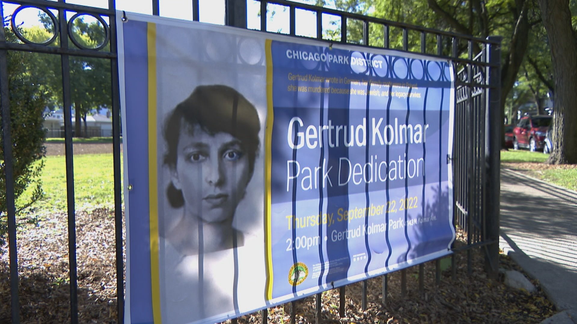 Photo of Der Park an der Nordwestseite ist heute nach der im Holocaust getöteten deutsch-jüdischen Dichterin Gertrude Kolmer benannt.  Chicago-Nachrichten