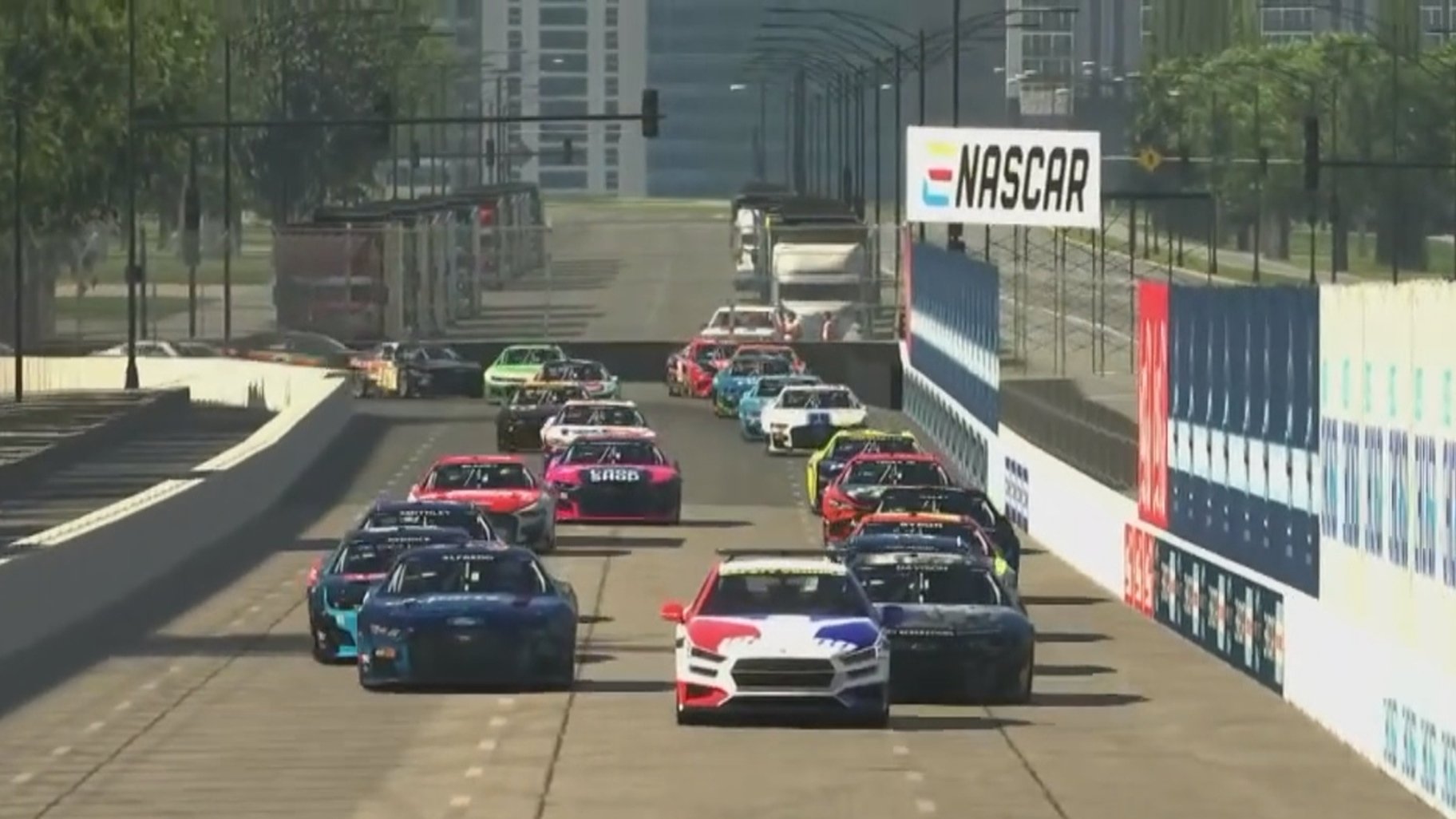 Touring the NASCAR Chicago Street Race Course With Dale Jarrett, Dale Earnhardt Jr
