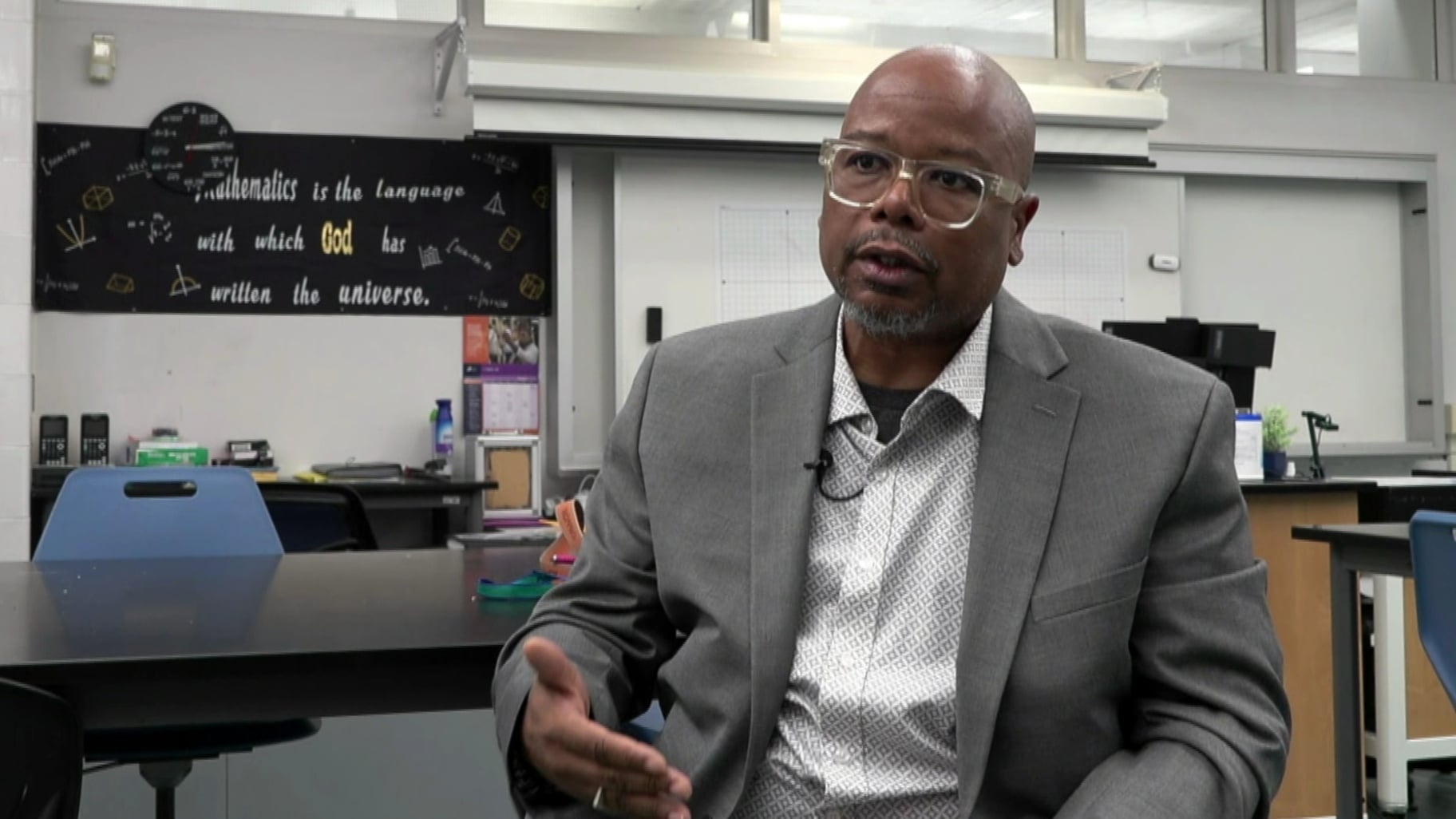 South Shore educator Wayne Issa. (WTTW News) South Shore educator Wayne Issa. (WTTW News)
