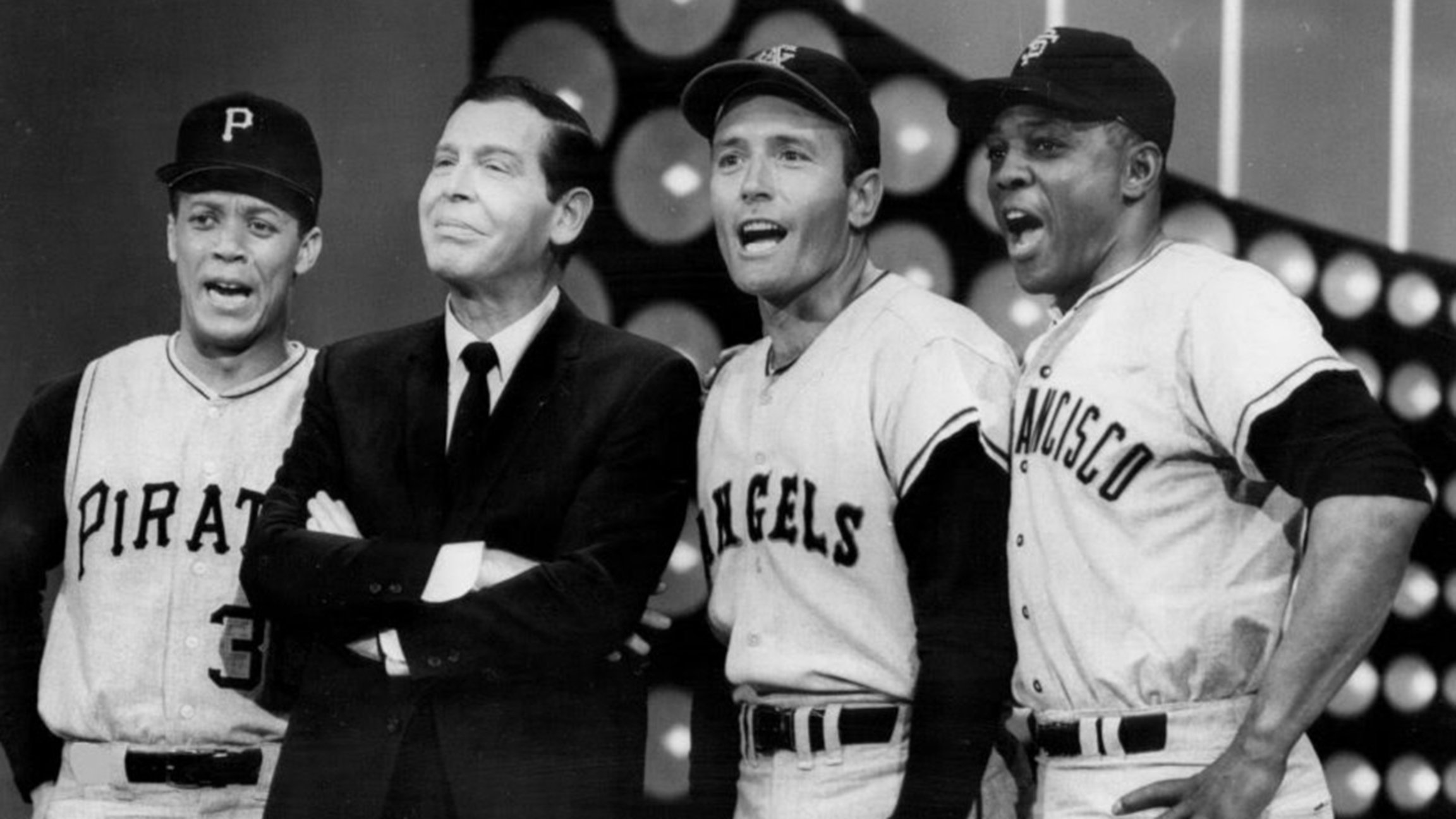 FILE - Former Negro League baseball players, from left, Willie