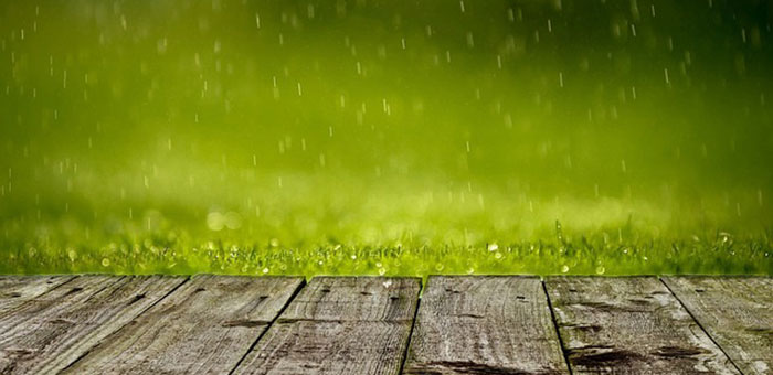 Rain on deck