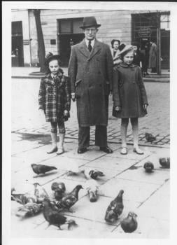 Tata, Fredka, and me (Estelle), Warsaw, 1938