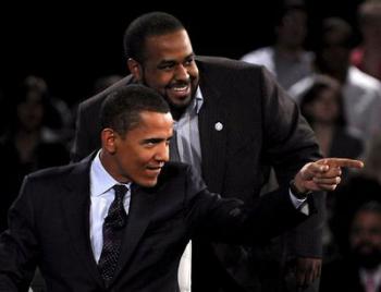 Joshua DuBois and President Obama 