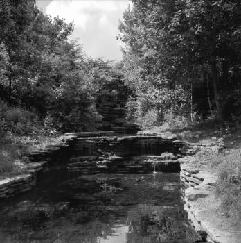 Columbus Park was designed by Jens Jensen, who hoped to replicate Illinois' natural landscape. Photo by James Iska