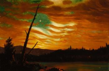 “Our Banner in the Sky” by Frederic Church, 1861; courtesy Terra Foundation for American Art