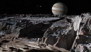 Exploring Europa by Ron Miller