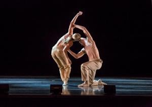 Hayley Meier and John Litzler in Iván Pérez’s “Flesh.” Photo by Cheryl Mann