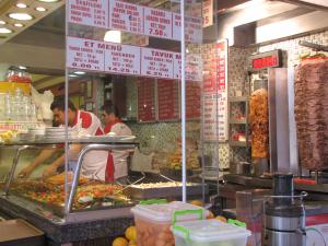 Doner kebab stands are a staple of Turkish cuisine/Lindsay Prossnitz