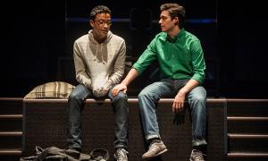 (L to R) Adam Poss (Drew) and Liam Benzvi (Gabe) in Pulitzer Prize finalist Christopher Shinn's Teddy Ferrara, directed by Evan Cabnet. Teddy Ferrara Production Photos