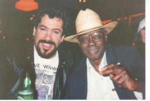 Barrelhouse Chuck and Pinetop Perkins (1990 Chicago); courtesy of Barrelhouse Chuck