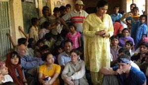 Northwestern University students at Godowas