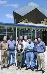 The Fermilab Dark Energy Camera team. Image credit: Deborah Guzman.
