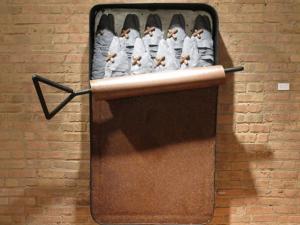 "Together We're F--ked" by Joel Fisher; courtesy of Bridgeport Art Gallery