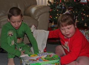 Kira and Christian, Christmas 2011; photo courtesy of Mammoser family