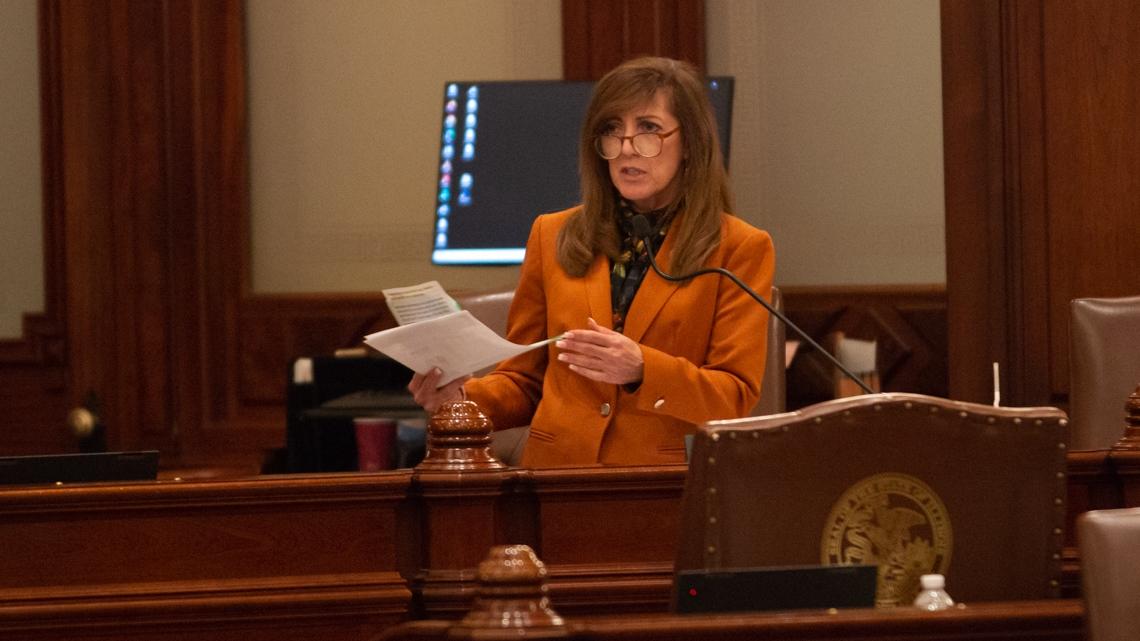 State Sen. Linda Holmes, D-Aurora, sponsored a bill that would legalize medical aid in dying in Illinois, which still must be signed by the governor to become law. (Jerry Nowicki / Capitol News Illinois)