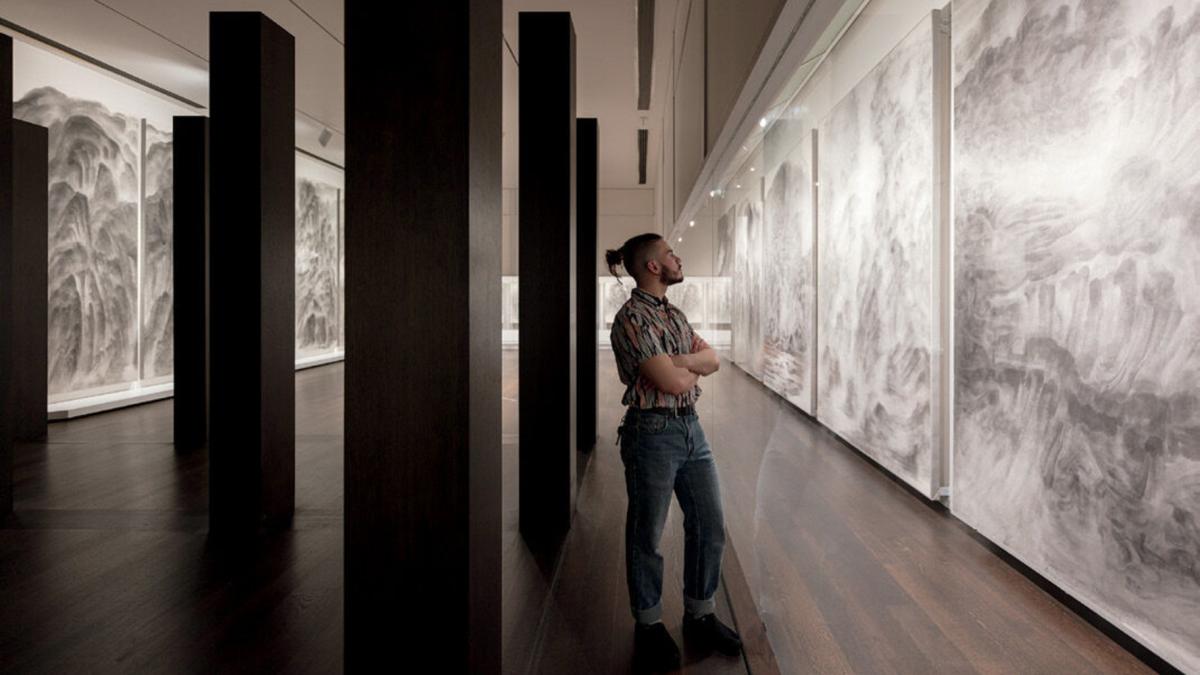Inside the Ando Gallery at the Art Institute of Chicago. (Courtesy of the Art Institute of Chicago)