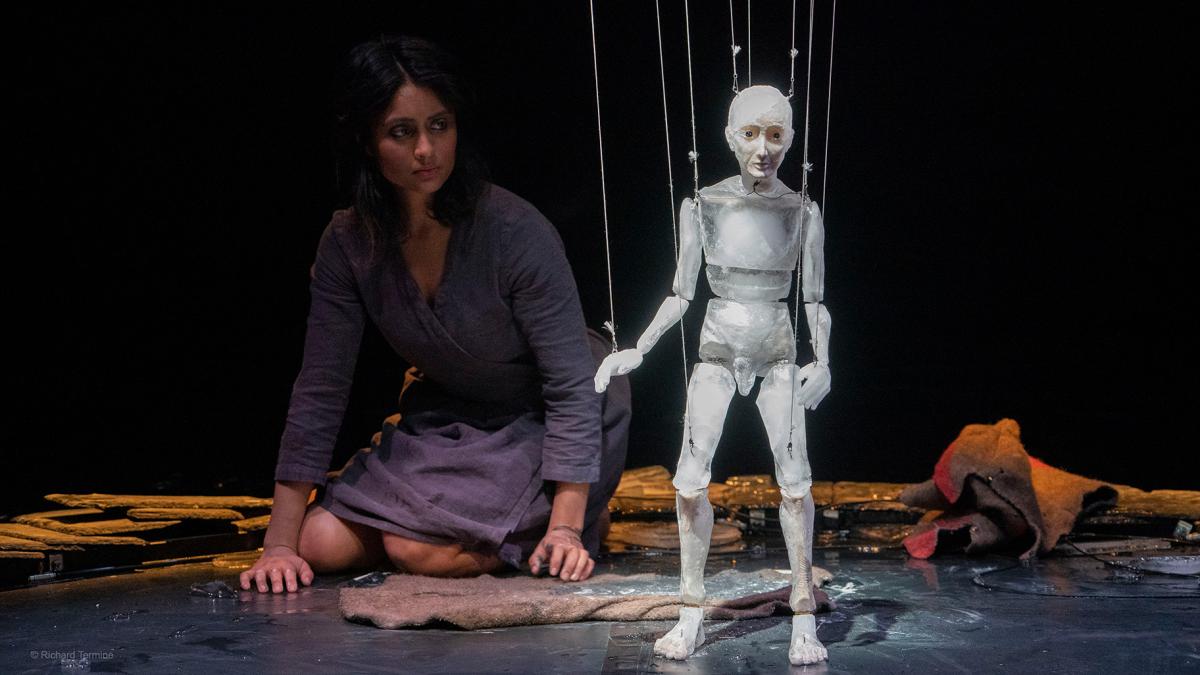 A scene from “Anywhere,” one of the plays featured in the 2025 Chicago International Puppet Theater Festival. (Richard Termine)