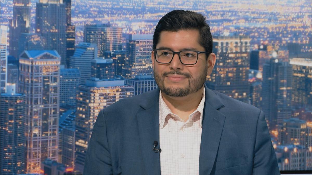 Chicago Park District CEO Carlos Ramirez-Rosa appears on "Chicago Tonight" on April 17, 2025. (WTTW News)