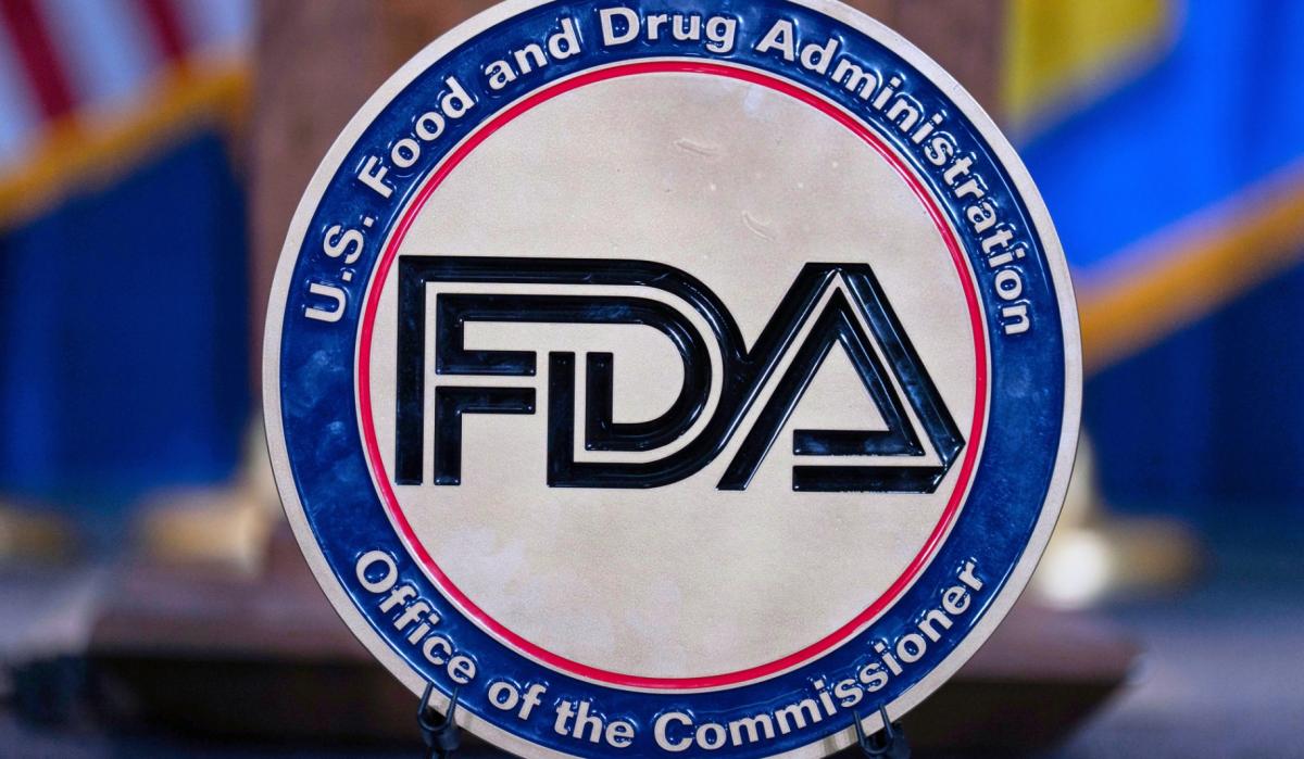 FILE - The Food and Drug Administration seal is seen at the Hubert Humphrey Building Auditorium in Washington, April 22, 2025. (AP Photo / Jose Luis Magana, File)