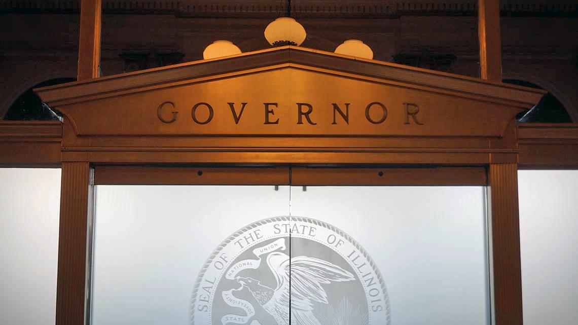 The governor’s office is pictured in the Illinois State Capitol. (Peter Hancock / Capitol News Illinois)