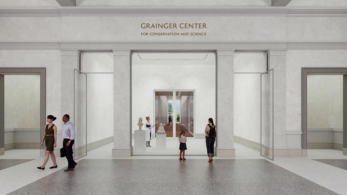 Rendering of the Grainger Center for Conservation and Science at the Art Institute of Chicago. (Courtesy of Barozzi Veiga)